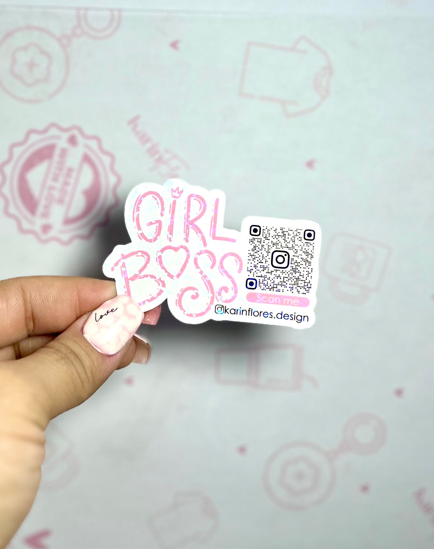 QR Sticker Cut Out