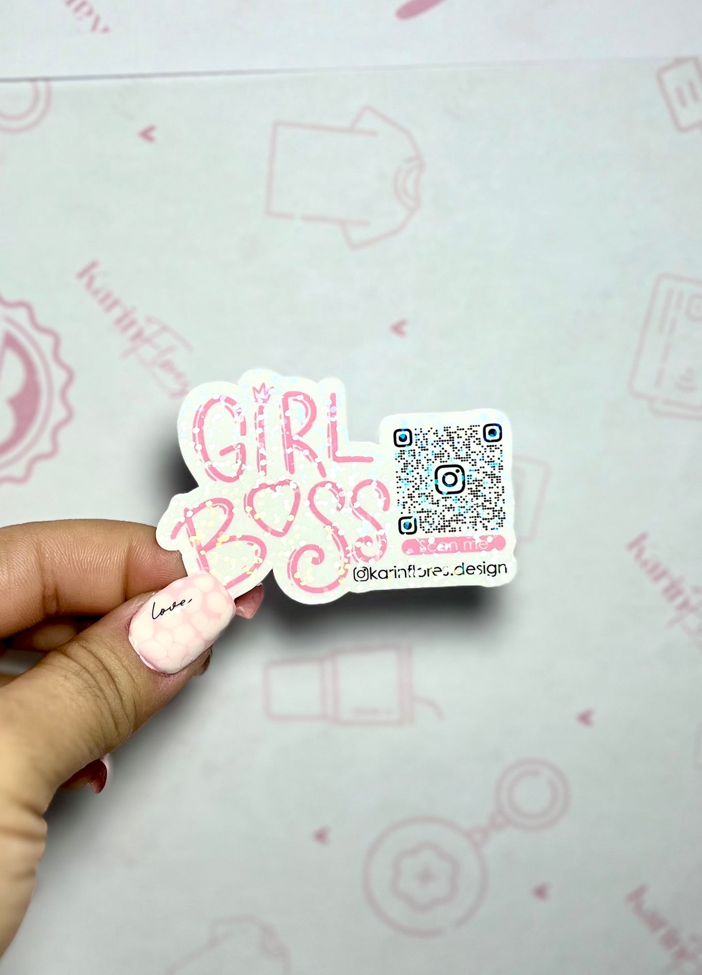 QR Sticker Cut Out